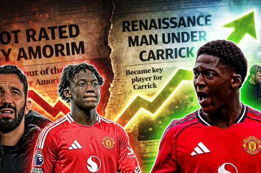 减配博格巴？曼联新帝星重获主力仍需改变，队友提醒他阿莫林教训